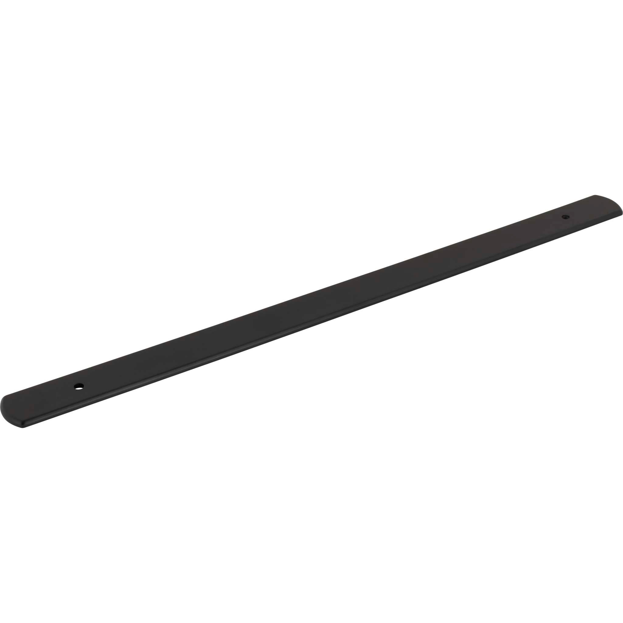 Top Knobs - TK3276BLK - Wescott Backplate - Garrison - Flat Black