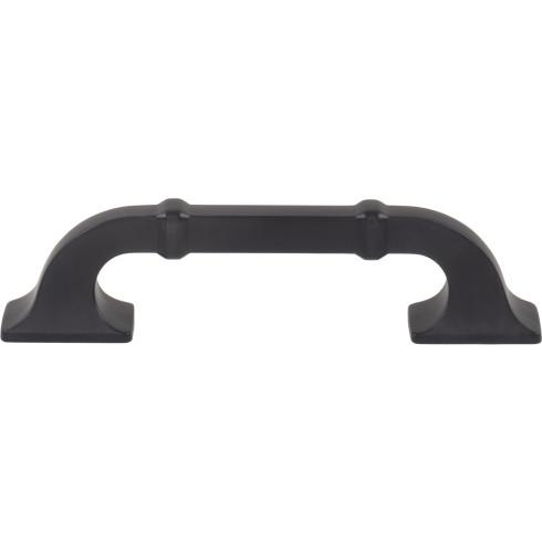 Top Knobs TK3442BLK Califon Pull in Flat Black