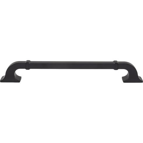 Top Knobs TK3448BLK Califon Appliance Pull in Flat Black