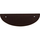 Top Knobs TK54ORB Half Circle Backplate 3 1/2 Inch (c-c) Oil Rubbed Bronze in Oil Rubbed Bronze