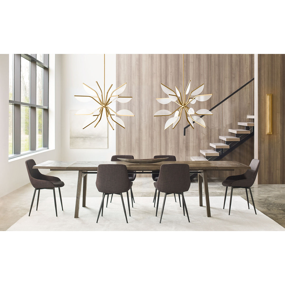 Visual Comfort Modern Collection 700BLT38GNB-LED930 Belterra 38 Globe Chandelier