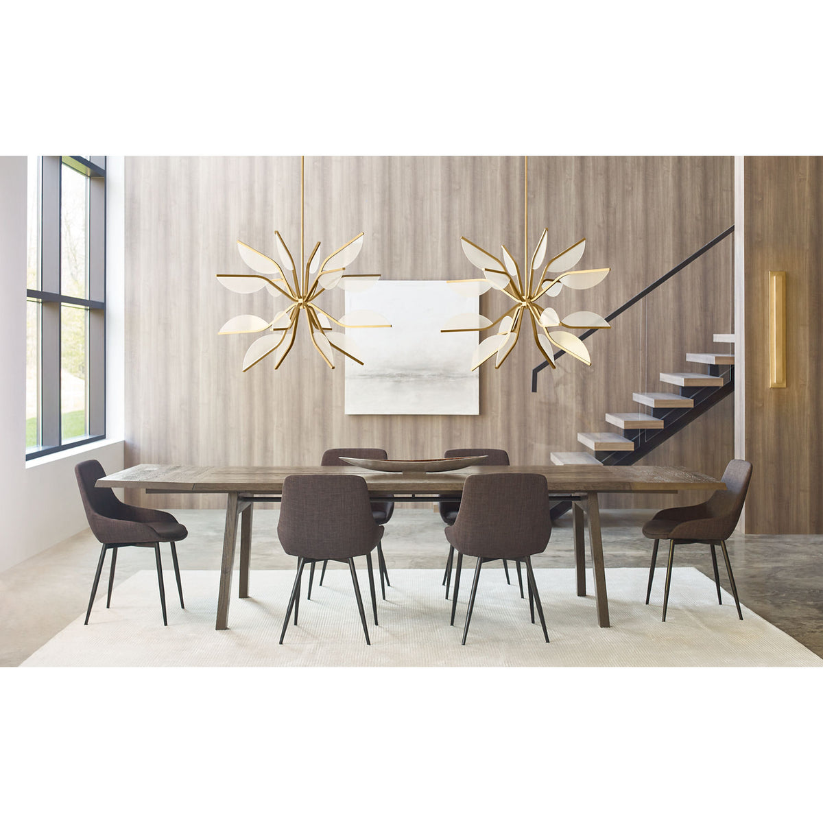 Visual Comfort Modern Collection 700BLT38GNB-LED930 Belterra 38 Globe Chandelier