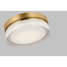 Collection moderne Visual Comfort 700CQSNB-LED3 Cirque Plafonnier
