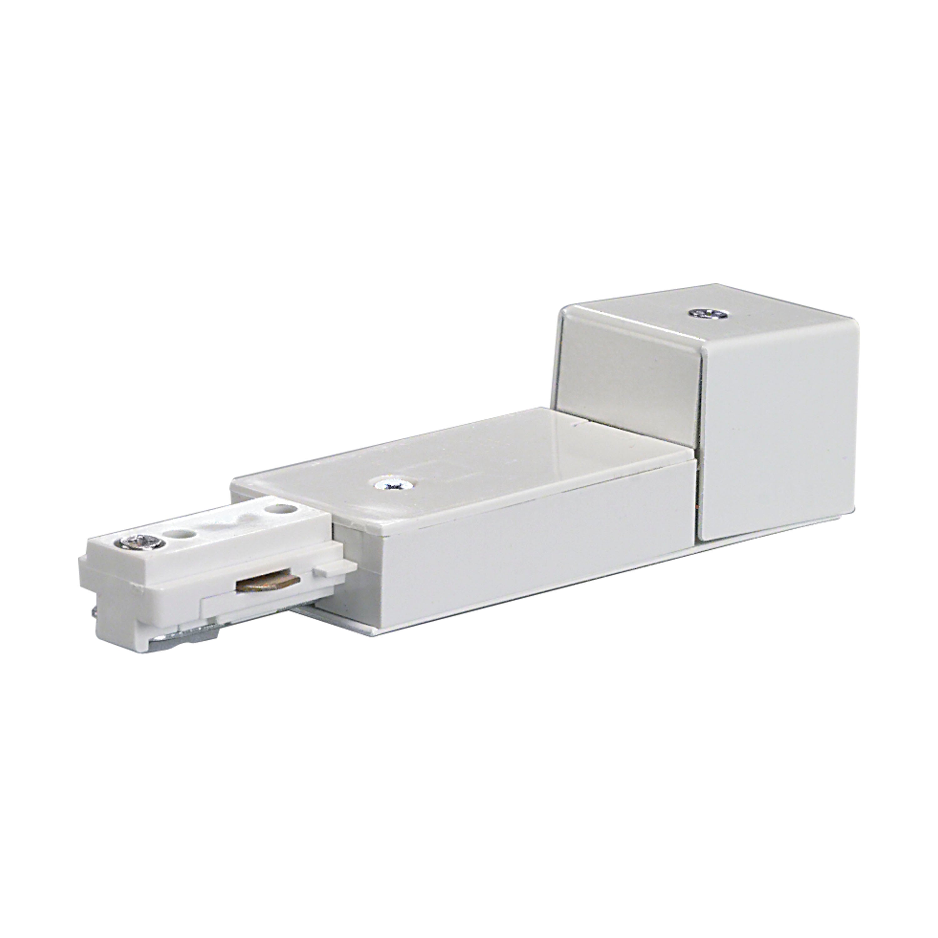 Satco TP169 Track Conduit Live End in White