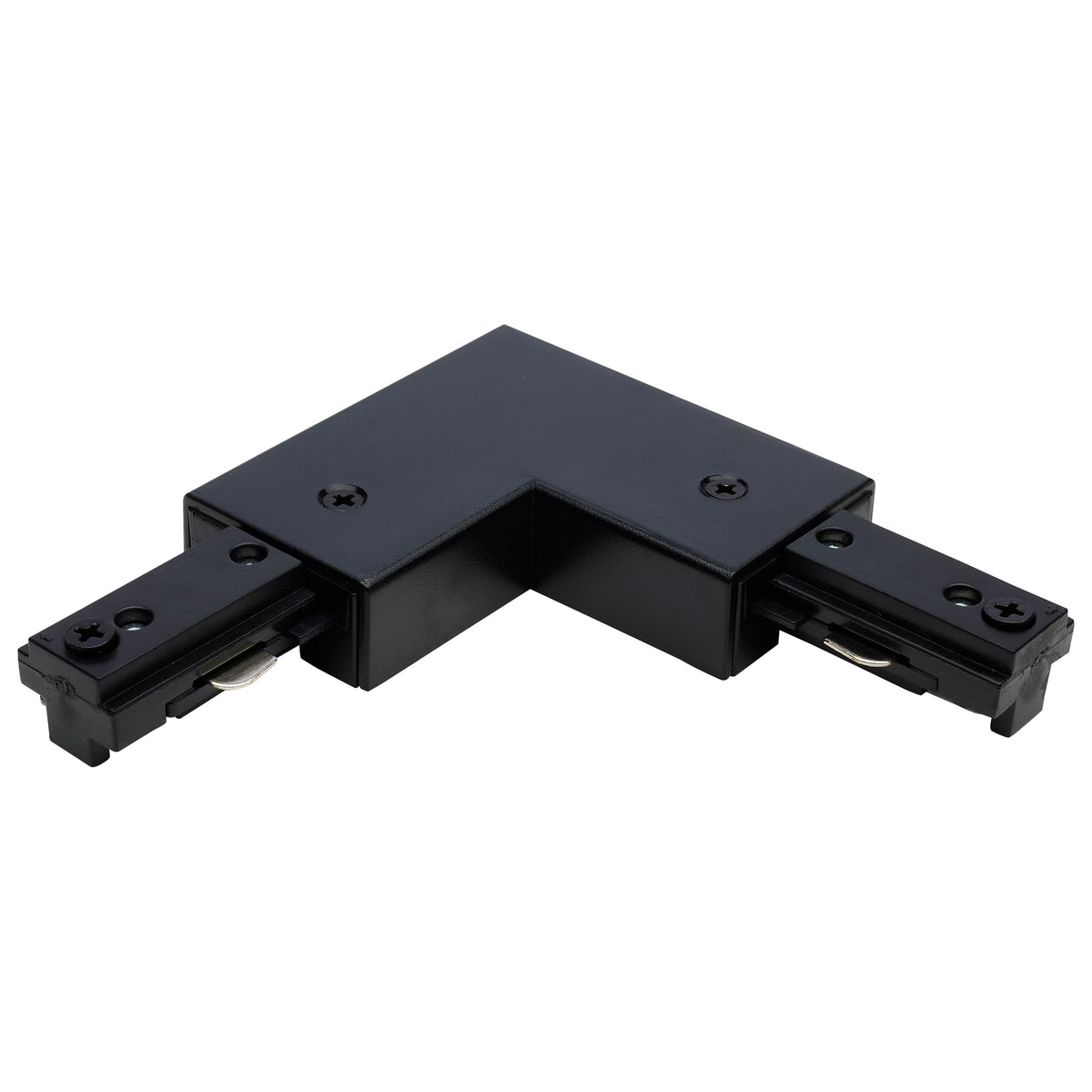 Satco TP234 Track L-Connector (Reverse Polarity) in Black