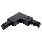 Connecteur en L Satco TP236 pour rail (polarité inversée) marron