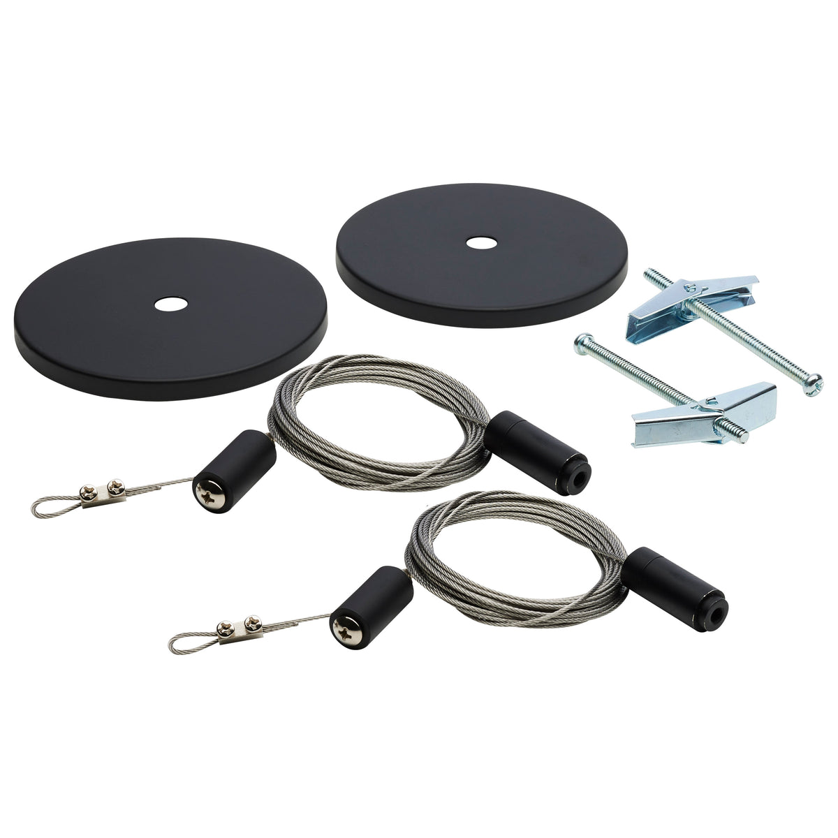 Satco TP241 Track Cable Suspension Kit in Black