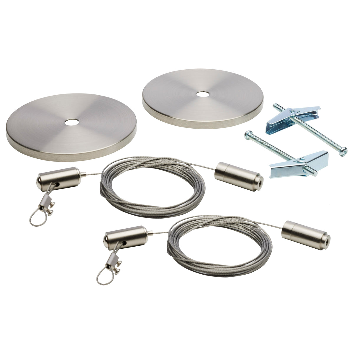 Satco TP242 Track Cable Suspension Kit in Brushed Nickel