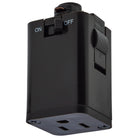 Adaptateur de rail de prise Satco TP257, couleur marron