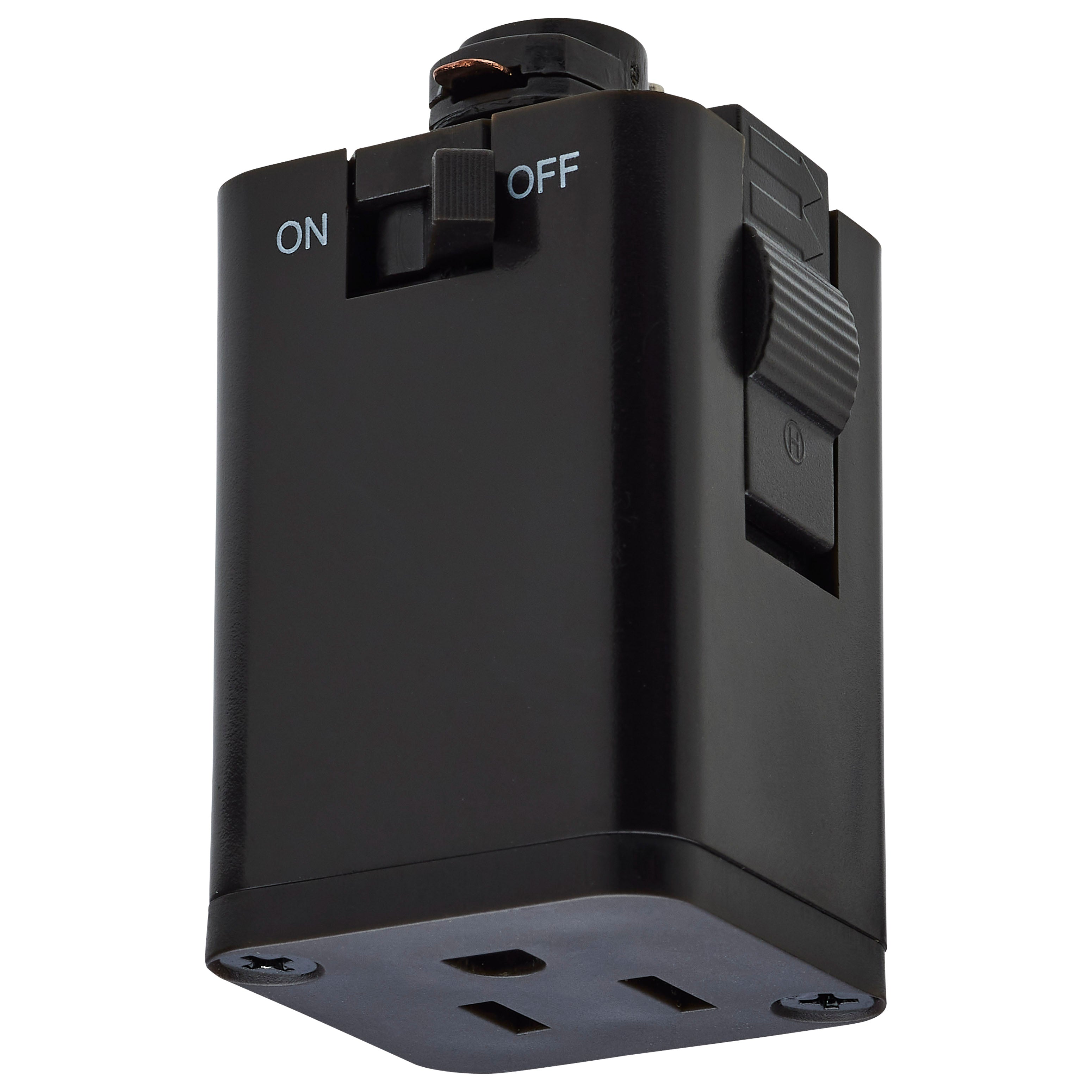 Satco TP257 Outlet Track Adapter in Brown