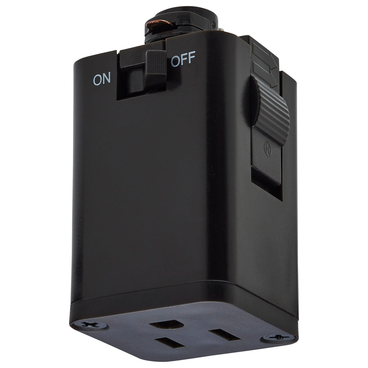 Satco TP257 Outlet Track Adapter in Brown
