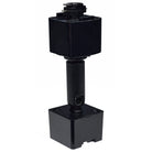 Adaptateur de rail pour plafond incliné Satco TP258, noir