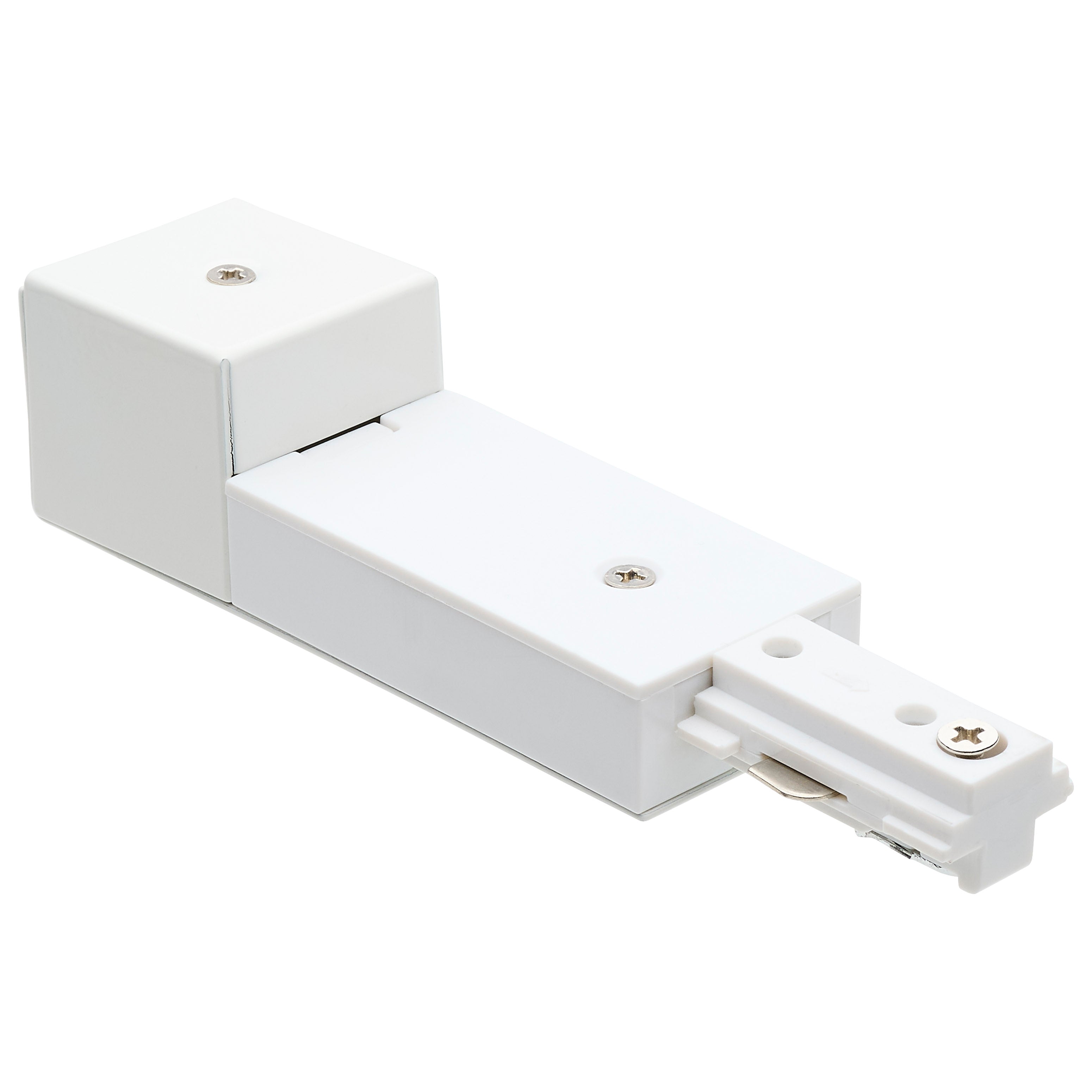 Satco TP269 Track Conduit Live End (Reverse Polarity) in White