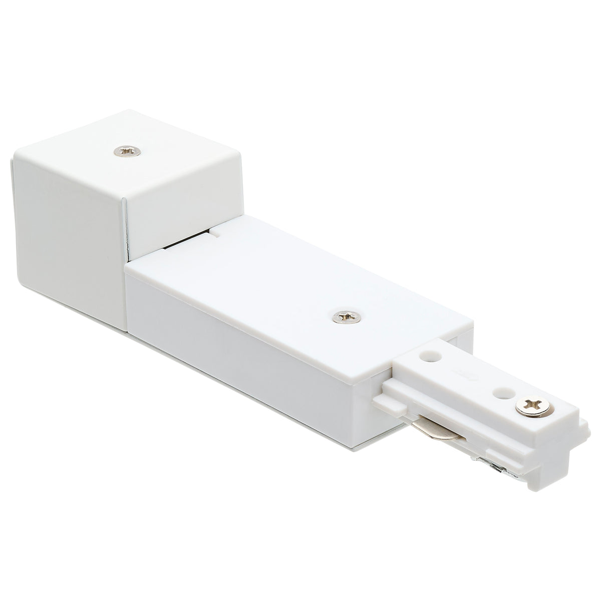Satco TP269 Track Conduit Live End (Reverse Polarity) in White