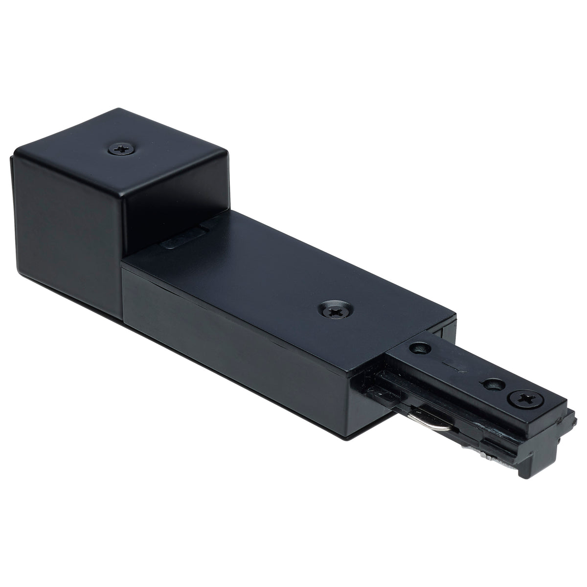Satco TP270 Track Conduit Live End (Reverse Polarity) in Black