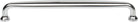 Top Knobs Charlotte Pull - M2792 - Polished Chrome 8 inch - Montreal Lighting and Hardware