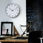 Arne Jacobsen Clocks 43641 City Hall Wall Clock in White/Black