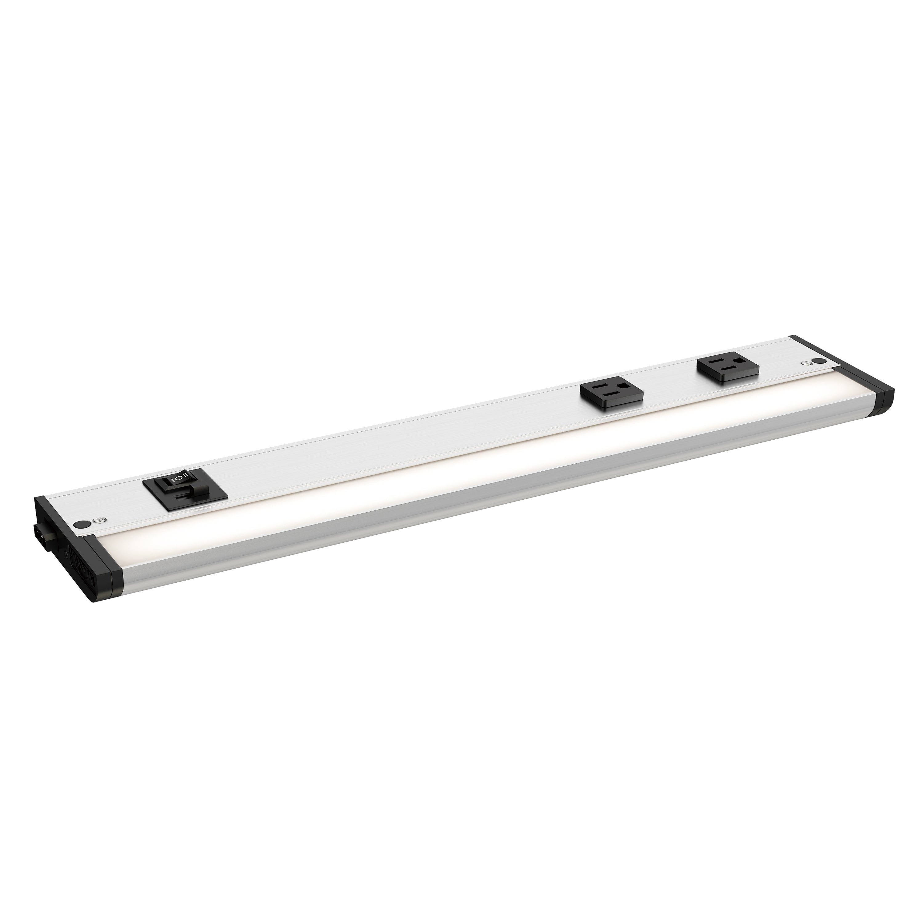 Maxim Lighting UCL-89864SN-3PO CounterMax 5K 18" LED Under Cabinet w 3 Prong in Satin Nickel