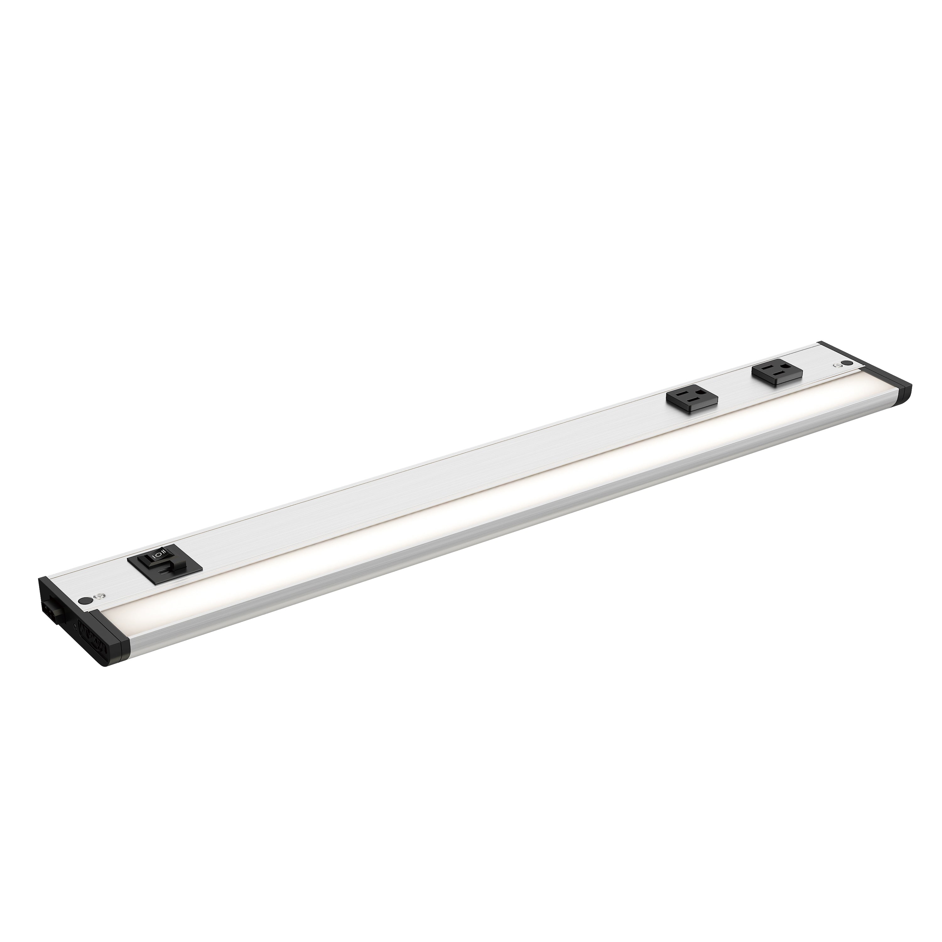 Maxim Lighting UCL-89865SN-3PO CounterMax 5K 24" LED Under Cabinet w 3 Prong in Satin Nickel