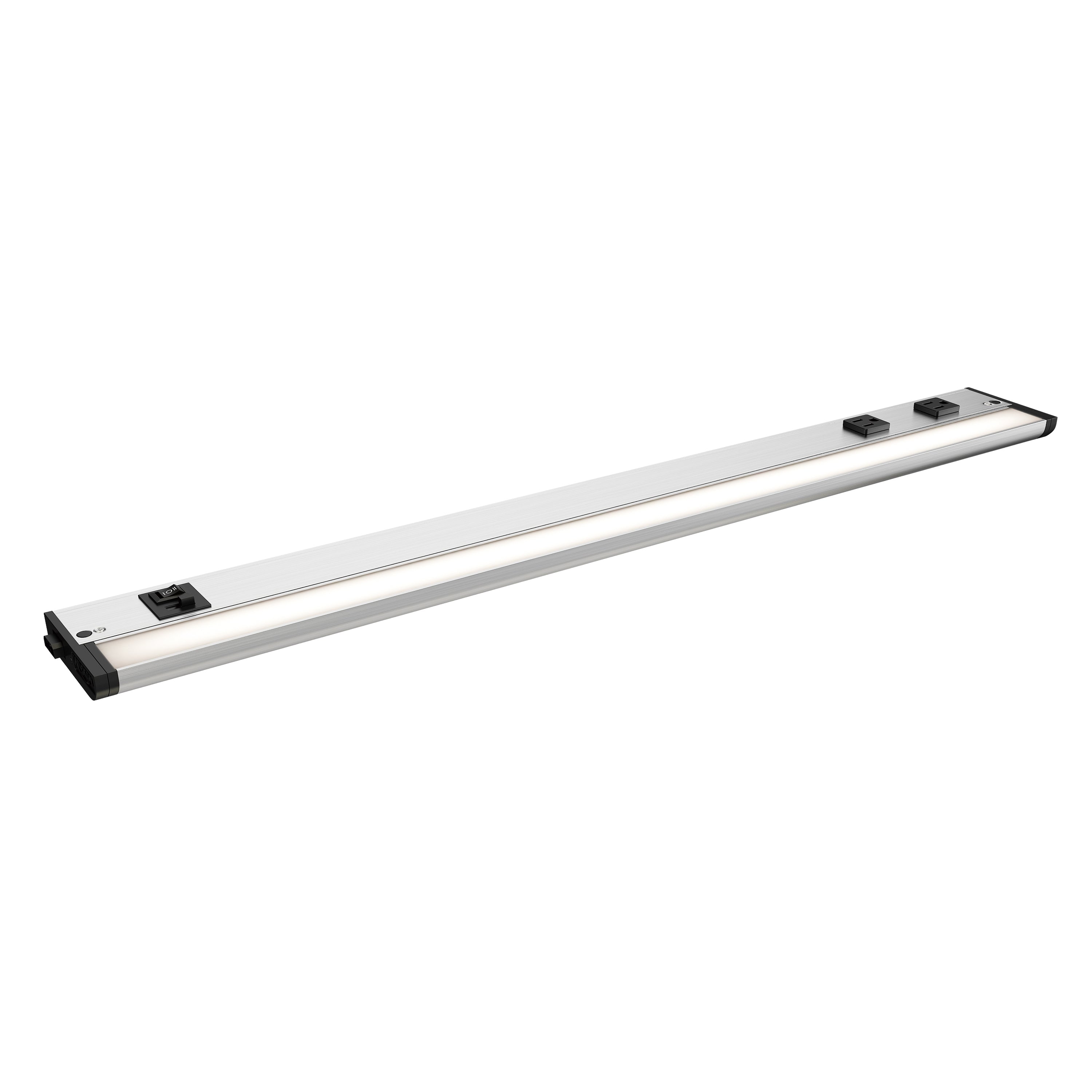 Maxim Lighting UCL-89866SN-3PO CounterMax 5K 30" LED Under Cabinet w 3 Prong in Satin Nickel