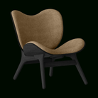 Umage 5102C701-01 A Conversation Piece Lounge Chair, Low in Black Oak and Sugar Brown