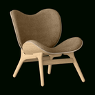 Umage 5501C701-01 A Conversation Piece Lounge Chair, Low in Oak and Sugar Brown