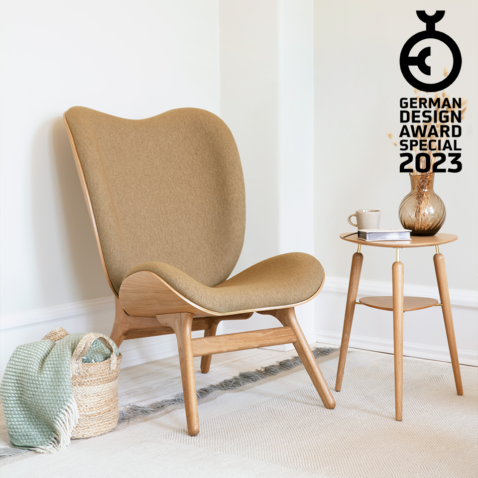Umage A Conversation Piece Lounge Chair Tall styled in a room