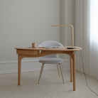 Umage Duende desk styled in a room setting
