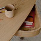 Umage Duende desk styled in a room setting
