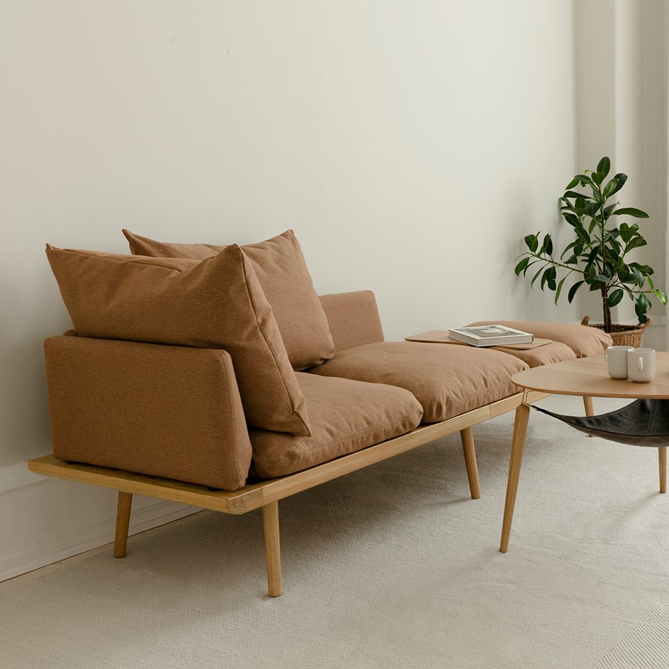 Umage Lounge Around 3 seater, Horizons styled in a room setting