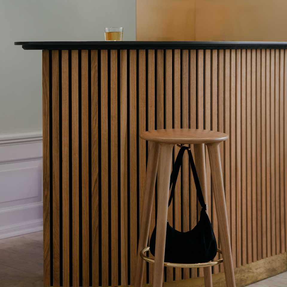 Umage The Socialite Bar Stool styled in a room setting