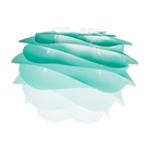 Image 2059_4107 Carmina Lampe de table Mini / Turquoise / Acier brossé