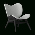 Umage 5102C701-03 A Conversation Piece Lounge Chair, Low in Black Oak and Sterling