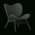 Umage 5102C701-04 Fauteuil lounge Conversation Piece, bas, en chêne noir et Shadow