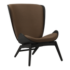 Umage 5103C702-10 The Reader Wing Chair in Black Oak with Mocca