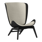 Umage 5103C702-02 The Reader Wing Chair in Black Oak with White Sands