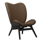 Umage 5104C704-10 A Conversation Piece Lounge Chair Tall in Black Oak with Mocca