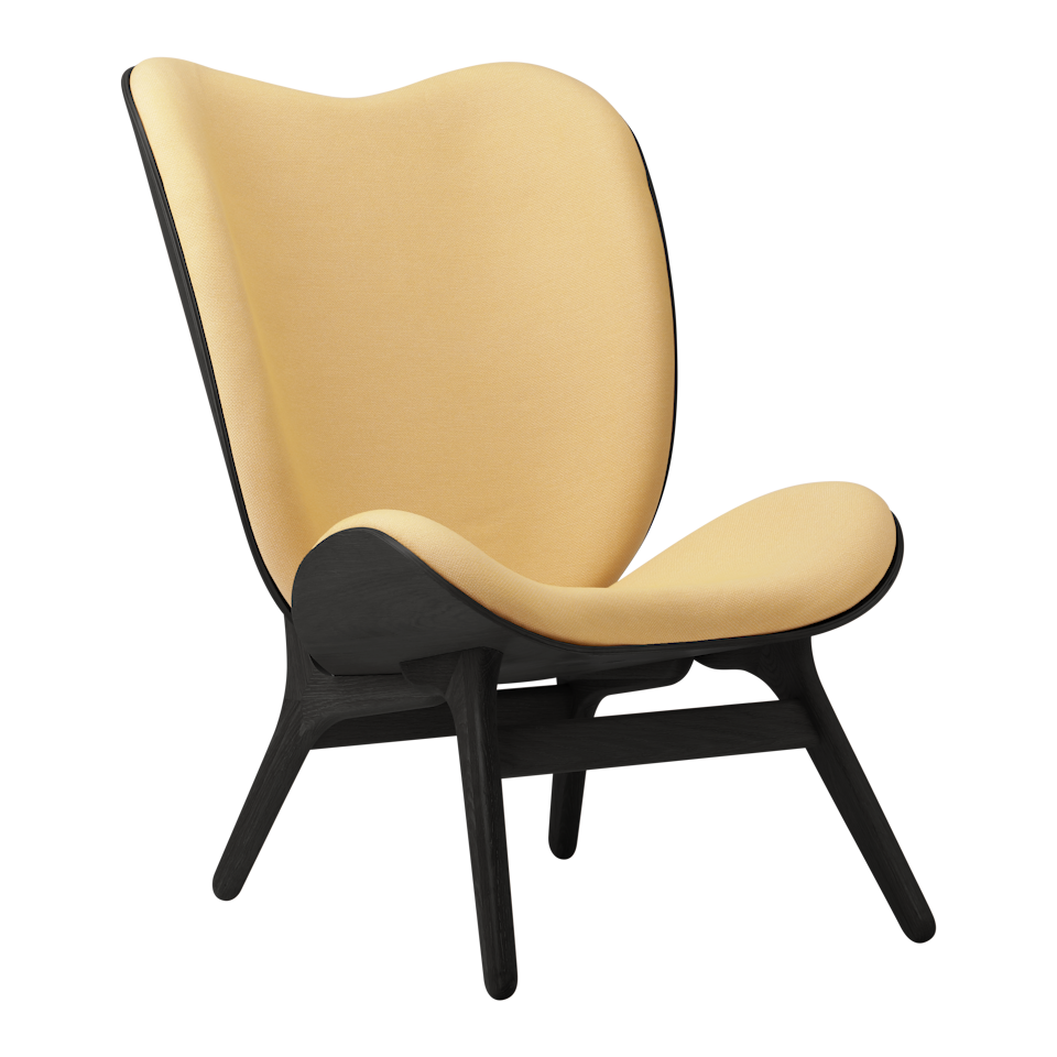 Umage 5104C704-11 A Conversation Piece Lounge Chair Tall in Black Oak with Summer Shine