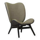 Umage 5104C704-12 A Conversation Piece Lounge Chair Tall in Black Oak with Morning Meadows