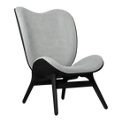 Umage 5104C704-03 A Conversation Piece Lounge Chair Tall in Black Oak with Sterling