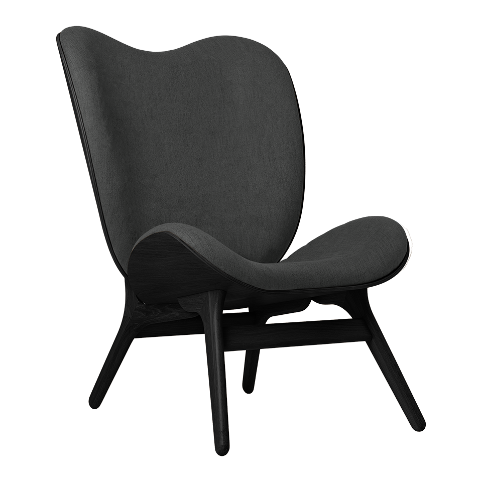 Umage 5104C704-04 A Conversation Piece Lounge Chair Tall in Black Oak with Shadow