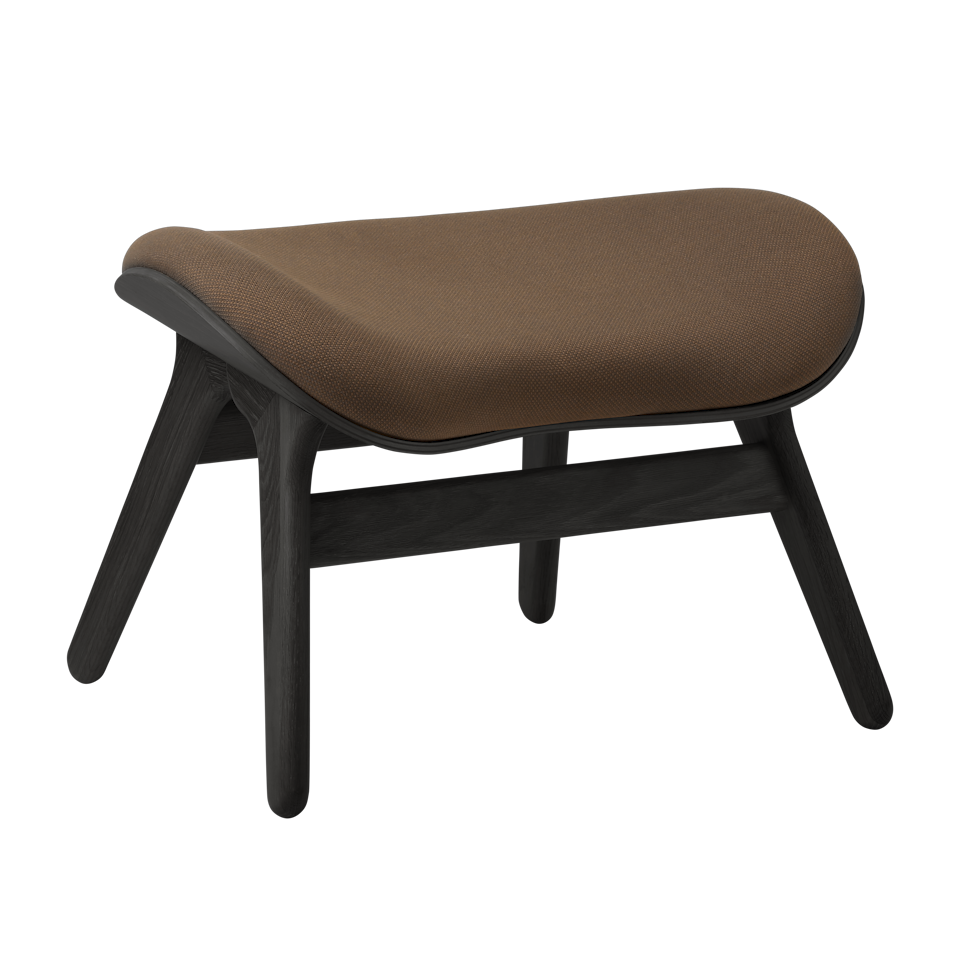 Umage 5105C703-10 A Conversation Piece Ottoman in Black Oak with Mocca