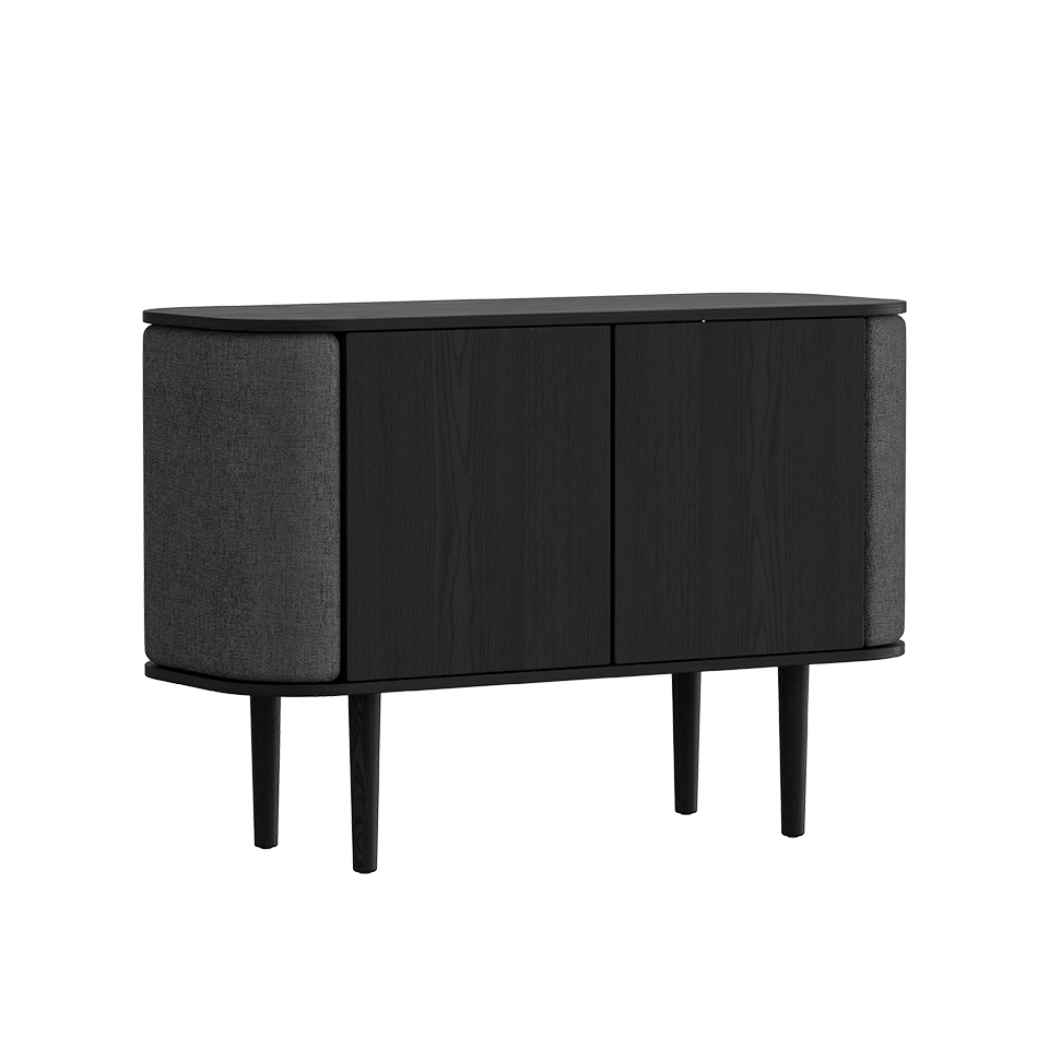 Umage 5106C709-04 Treasures 2-door Cabinet in Black Oak with Shadow