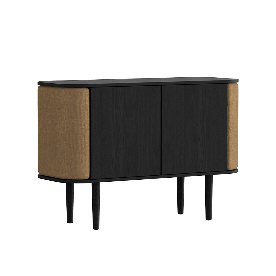Umage 5106C709-01 Treasures 2-door Cabinet in Black Oak with Sugar Brown