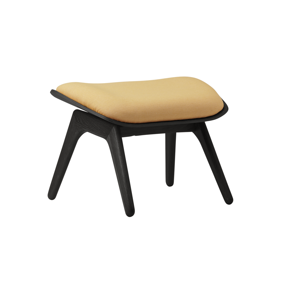 Umage 5116NC705-11 The Reader Ottoman in Black Oak with Summer Shine