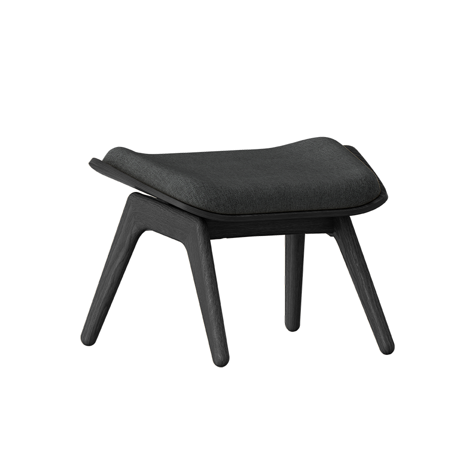 Umage 5116NC705-04 The Reader Ottoman in Black Oak with Shadow