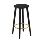 Umage 5119 The Socialite Counter Stool in Black Oak