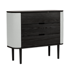 Commode Umage 5126C734-03 Treasures en chêne noir et argent massif