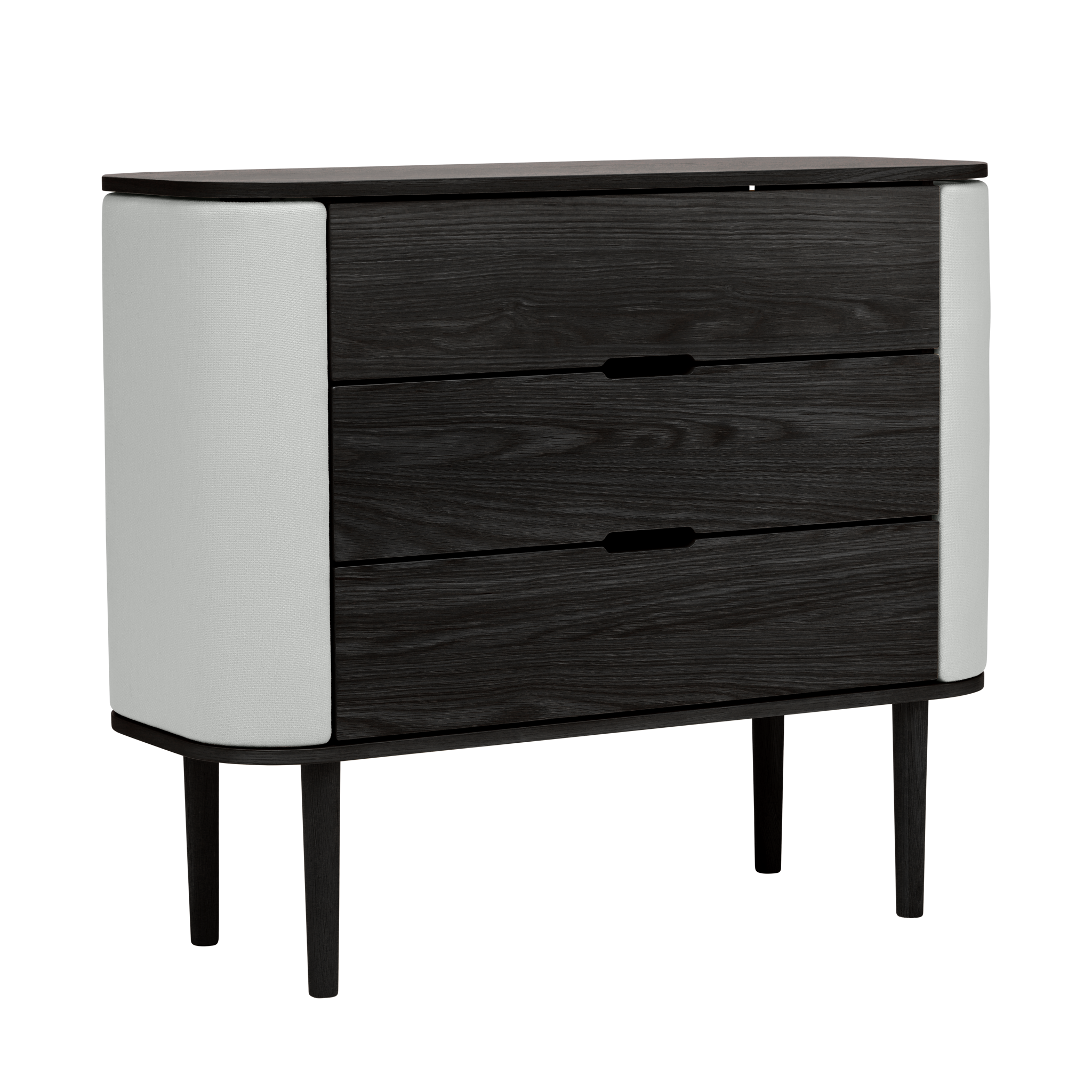 Commode Umage 5126C734-03 Treasures en chêne noir et argent massif