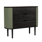 Commode Umage 5126C734-12 Treasures en chêne noir / Morning Meadows